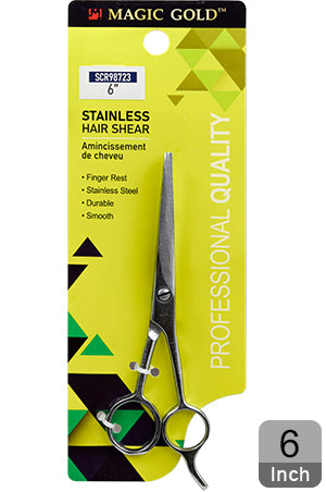 Magic Gold Stainless Hair Shear 6"