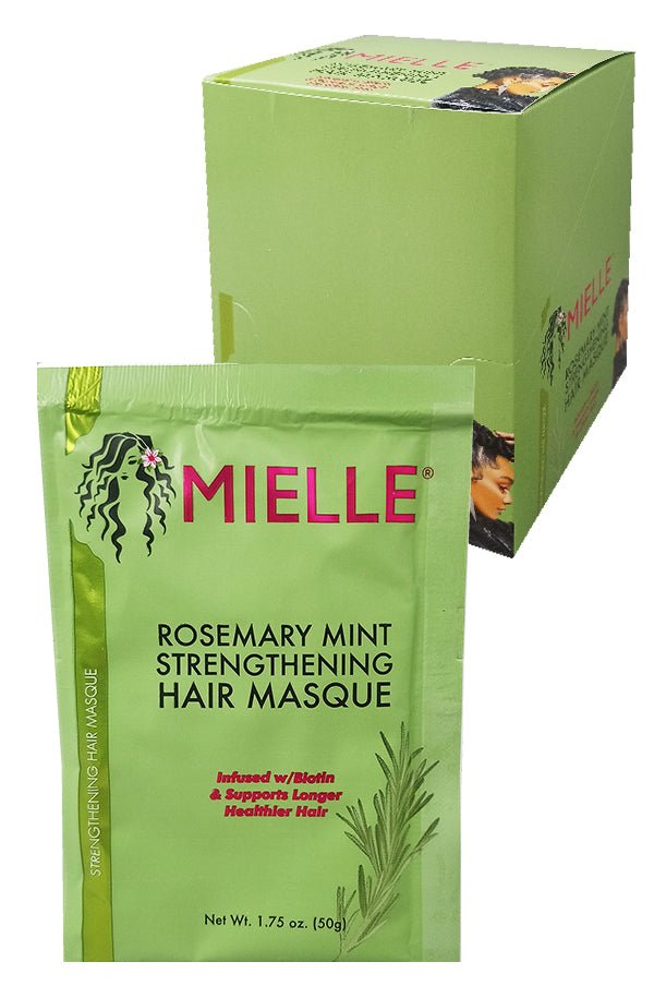 Mielle Rosemary Mint Strengthening Hair Masque (1.75Oz) - Braids and Wigs