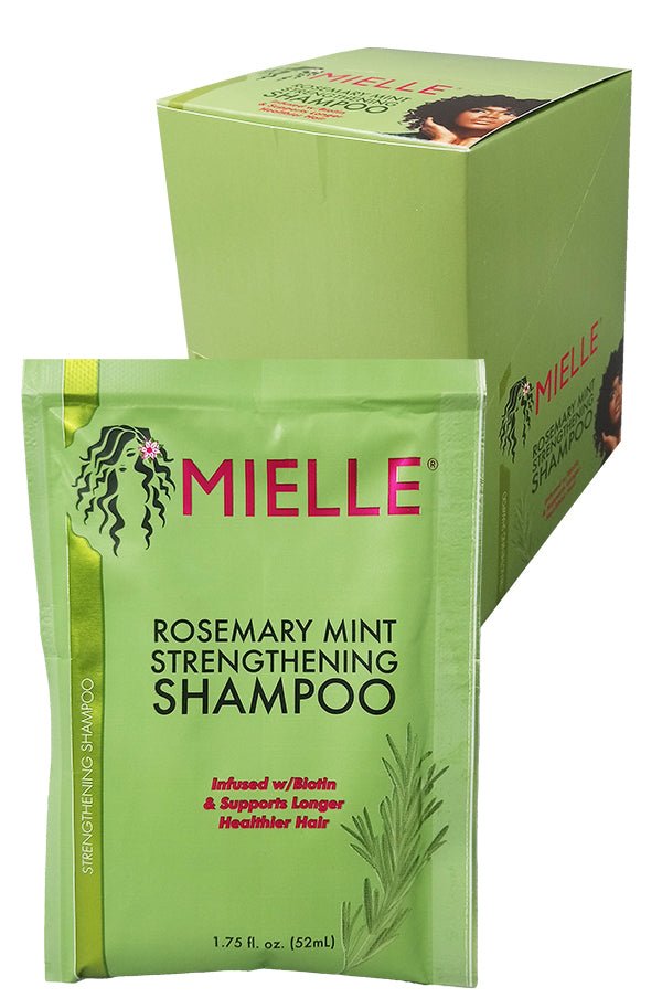 Mielle Rosemary Mint Strengthening Shampoo (1.75Oz/52Ml) - Braids and Wigs