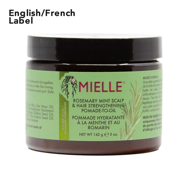 Mielle Rosemary Mint Strengthening Pomade-To-Oil Scalp & Hair Quencher (5Oz)
