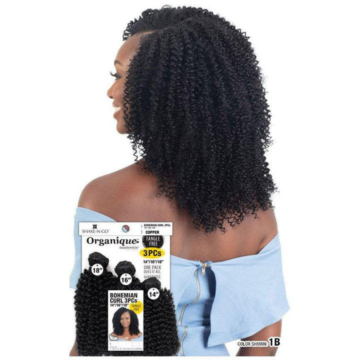 Shake - N - Go Organique Mastermix Weave - Bohemian Curl 3Pcs (14"16"18") - Braids and Wigs