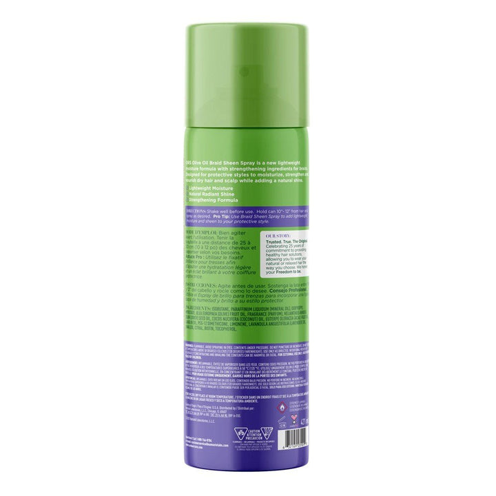 Ors Olive Oil Braidzone Braid Sheen Spray (10oz) - Braids and Wigs