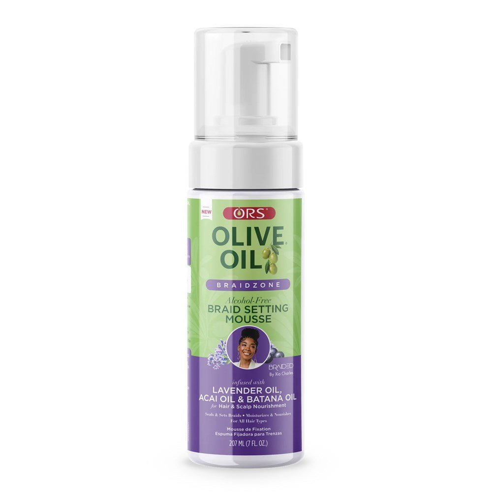 Ors Olive Oil Braidzone Braid Setting Mousse (7Oz) - Braids and Wigs