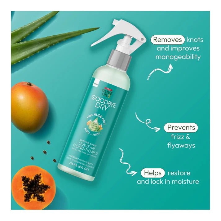 Ors Olive Oil Goodbye Dry Moisture Boost Leave - In Conditioner (8oz) - Braids and Wigs