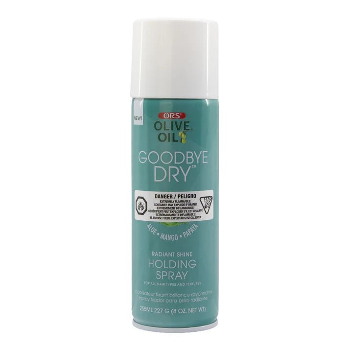 Ors Olive Oil Goodbye Dry Radiant Shine Holding Spray (8oz) - Braids and Wigs
