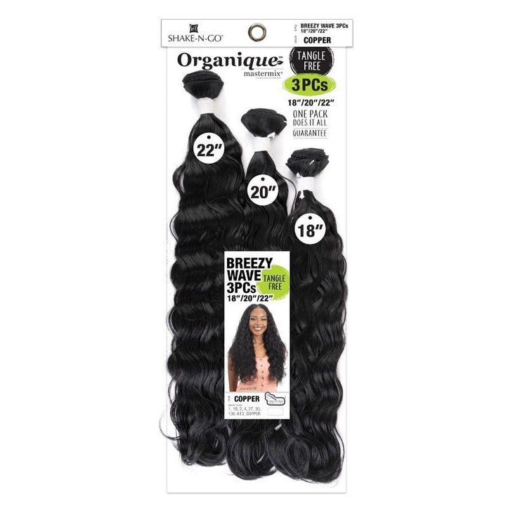 Shake N Go Organique Breezy Wave 3Pcs (18"/20"/22") - Braids and Wigs