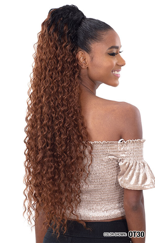 Shake N Go Synthetic Organique Ponytail - BEACH CURL 28"