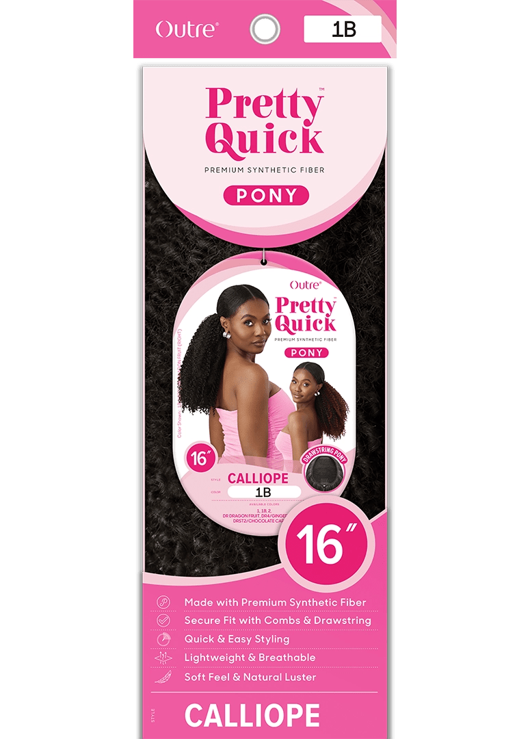 Outre Pretty Quick Drawstring Pony - Calliope 16" - Braids and Wigs