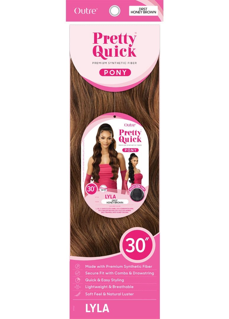Outre Pretty Quick Drawstring Ponytail - Lyla - Braids and Wigs