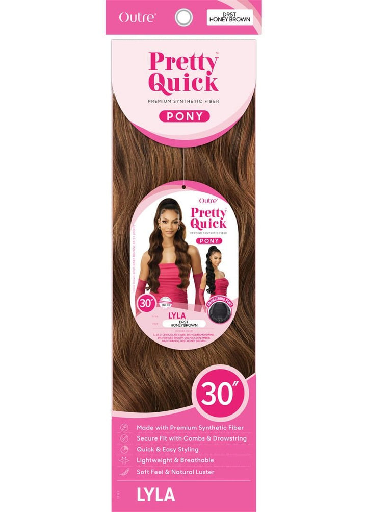 Outre Pretty Quick Drawstring Ponytail - Lyla - Braids and Wigs
