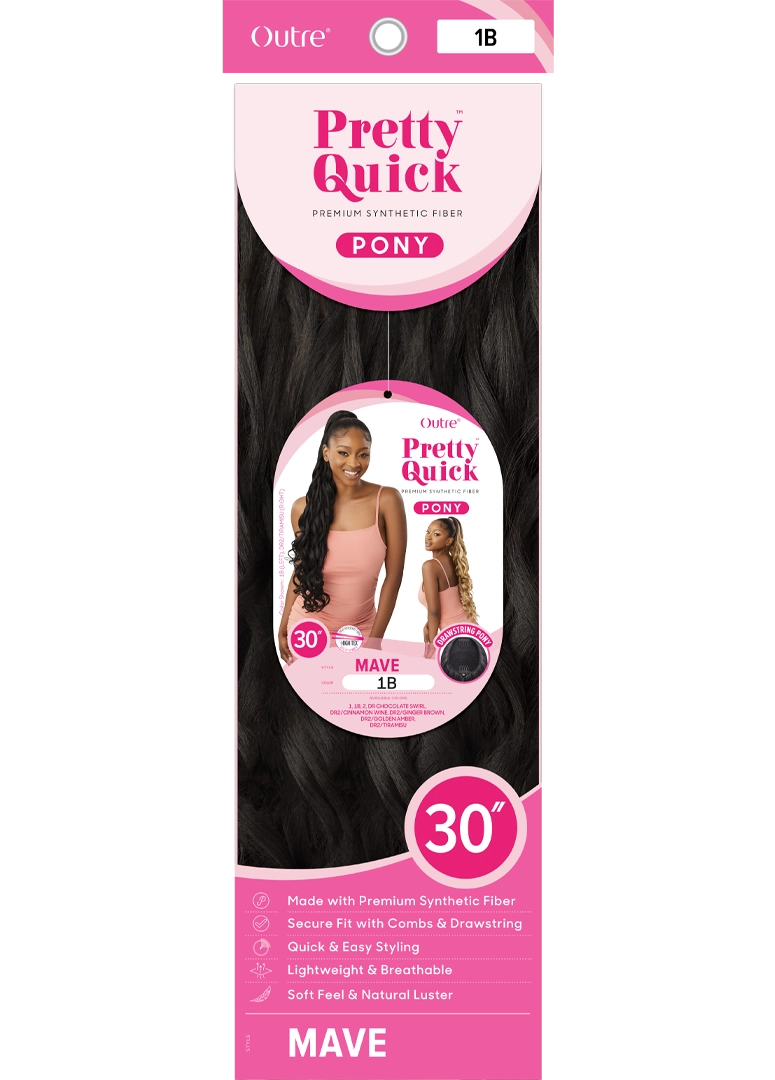 Outre Pretty Quick Drawstring Ponytail - MAVE