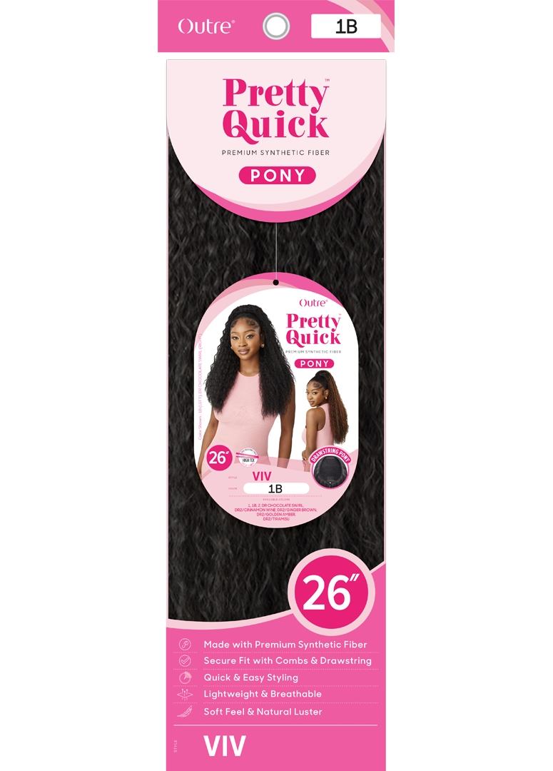 Outre Pretty Quick Drawstring Ponytail - VIV