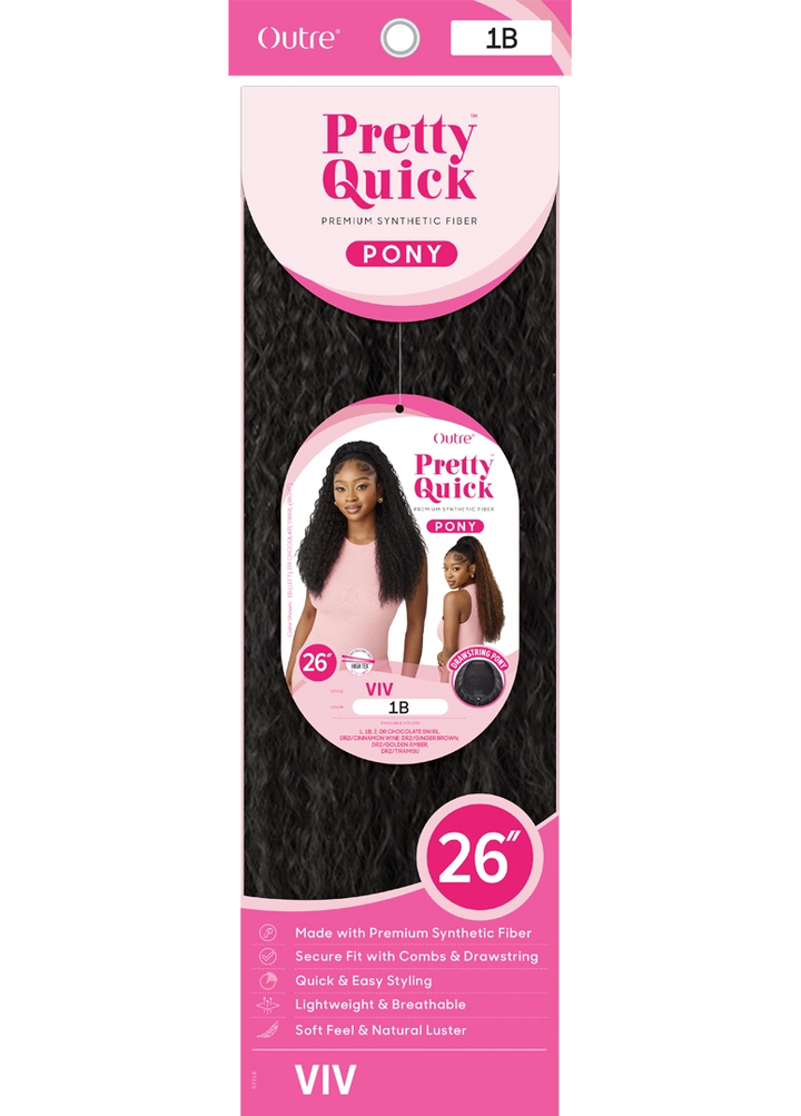 Outre Pretty Quick Drawstring Ponytail - VIV