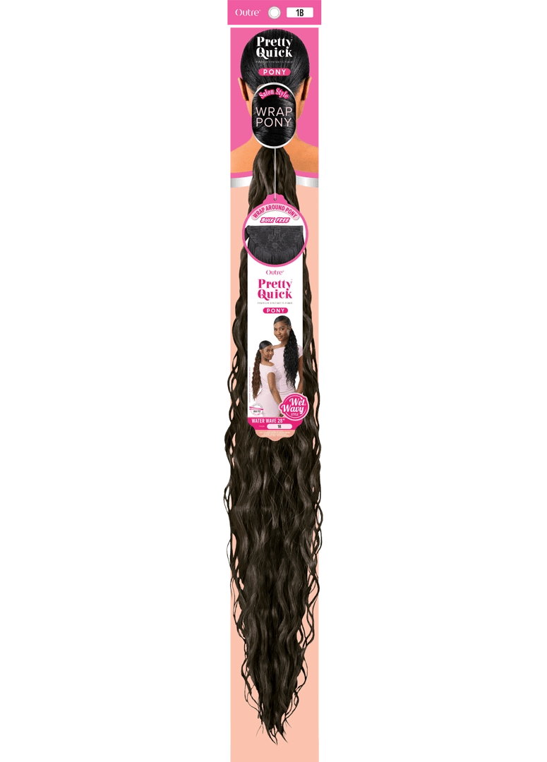 Outre Pretty Quick - Wrap pony - Water Wave 28" - Braids and Wigs