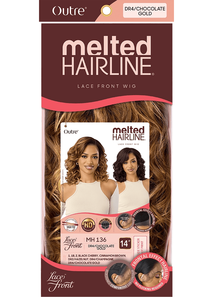Outre Synthetic Lace Front Wig - Melted Hairline - MH 136 - Braids and Wigs