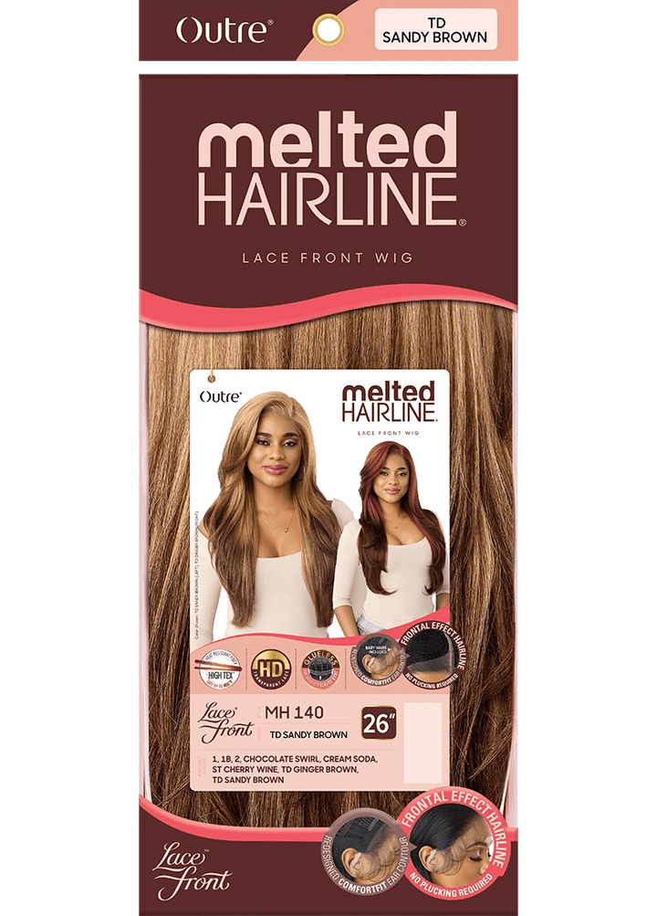 Outre Synthetic Lace Front Wig - Melted Hairline - MH 140 - Braids and Wigs