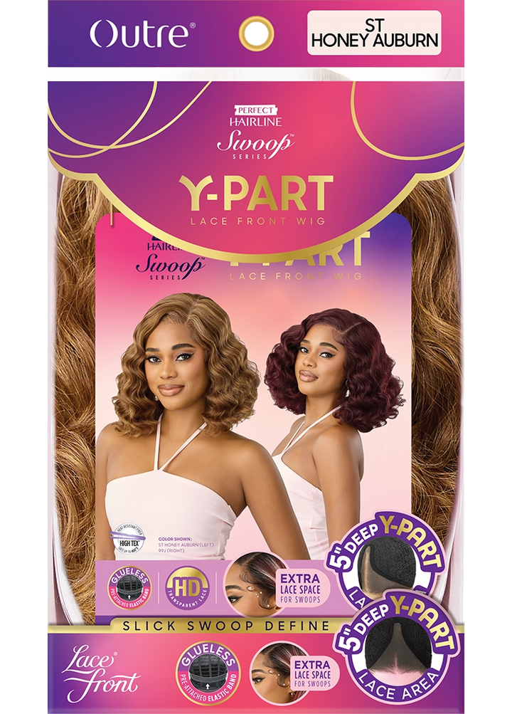Outre Perfect Hairline Swoop Series Y-Part HD Lace Front Wig - Y-Part 212