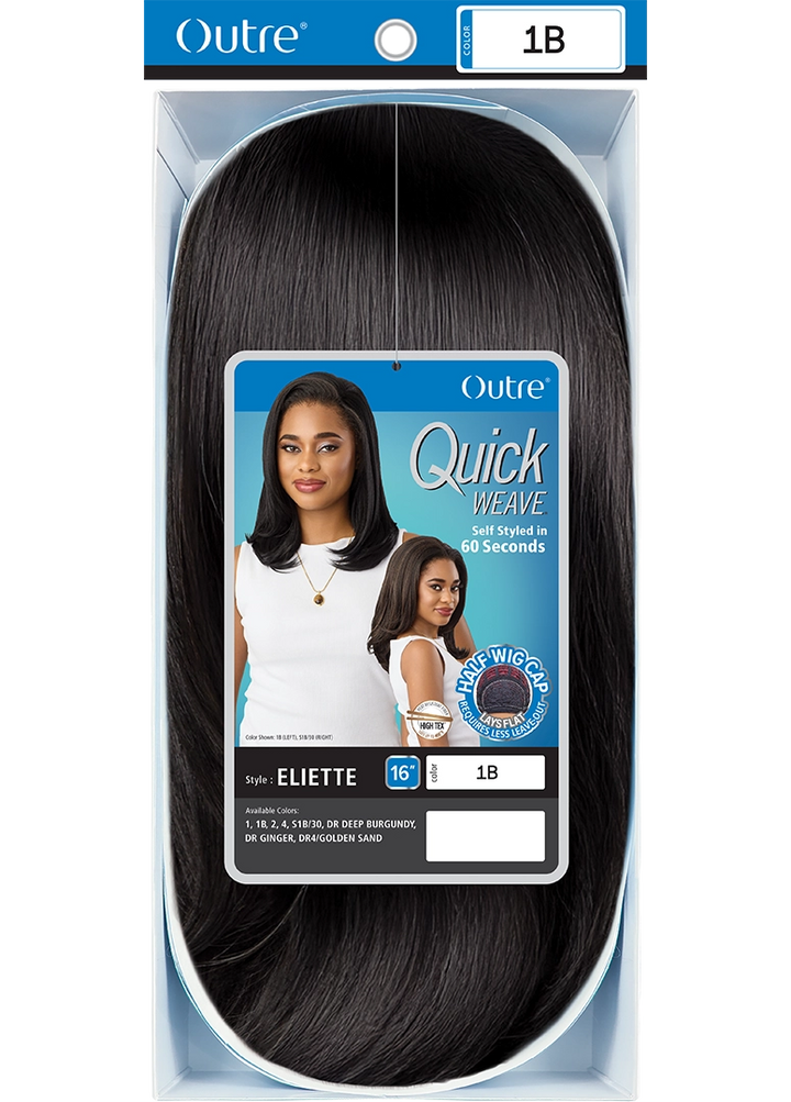 Outre Synthetic Quick Weave Half Wig - Eliette