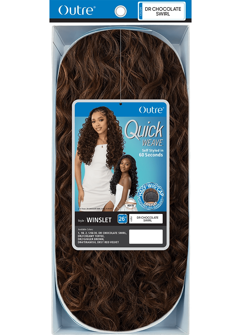 Outre Synthetic Quick Weave Half Wig - Winslet - Braids and Wigs