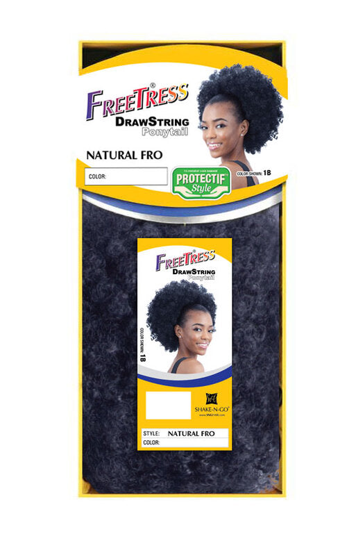 Shake N Go Freetress Equal Drawstring Ponytail - NATURAL FRO