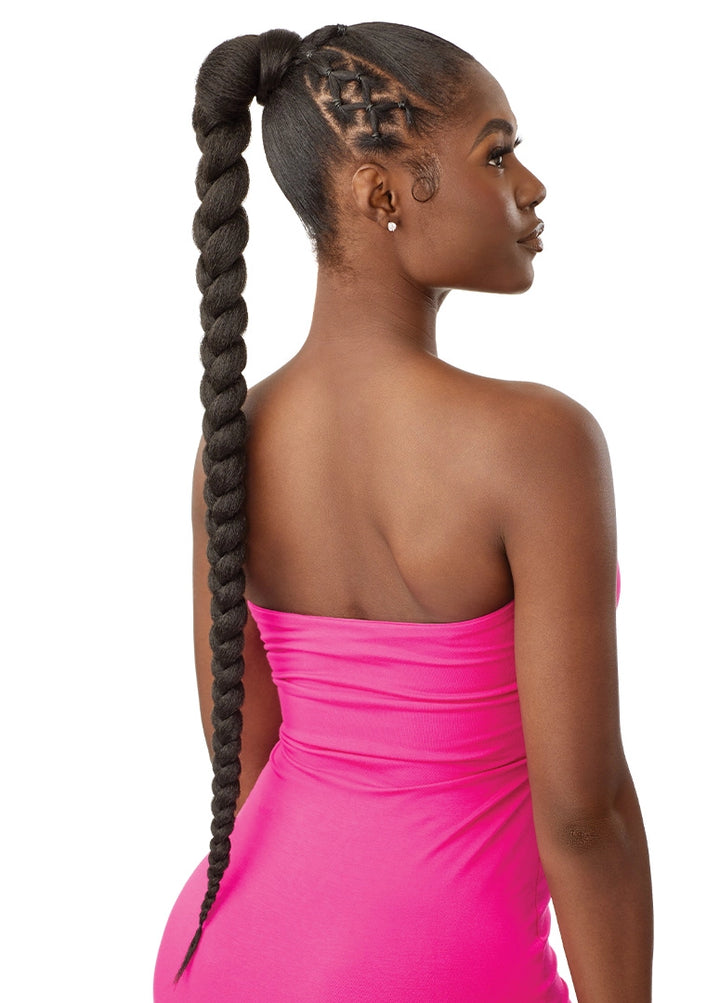 Outre Pretty Quick Wrap Pony Natural Braided Ponytail 32"