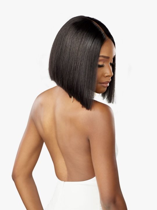 Sensationnel Pearlish 15A 100% Virgin Remy Human Hair Glueless HD 2x6 Lace Closure Wig - Classic Bob 10" - Braids and Wigs