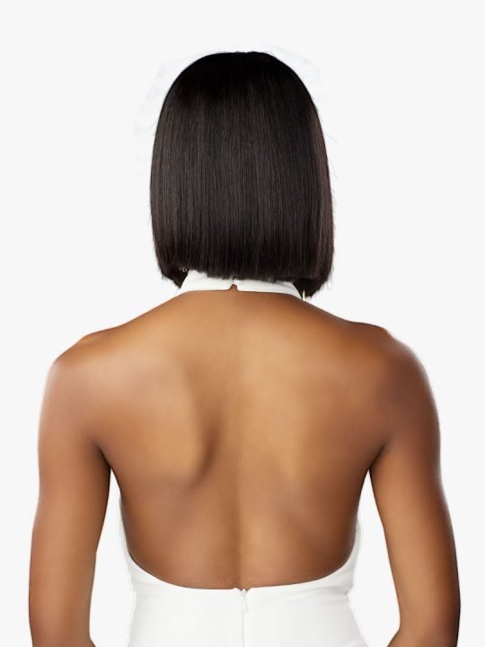 Sensationnel Pearlish 15A 100% Virgin Remy Human Hair Glueless HD 2x6 Lace Closure Wig - Classic Bob 10" - Braids and Wigs