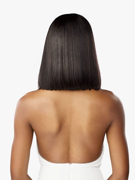 Sensationnel Pearlish 15A 100% Virgin Remy Human Hair Glueless HD 2x6 Lace Closure Wig - Classic Bob 12" - Braids and Wigs
