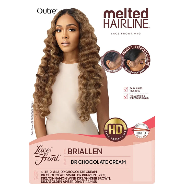 Outre Melted Hairline Synthetic Swiss Lace Front Wig - BRIALLEN
