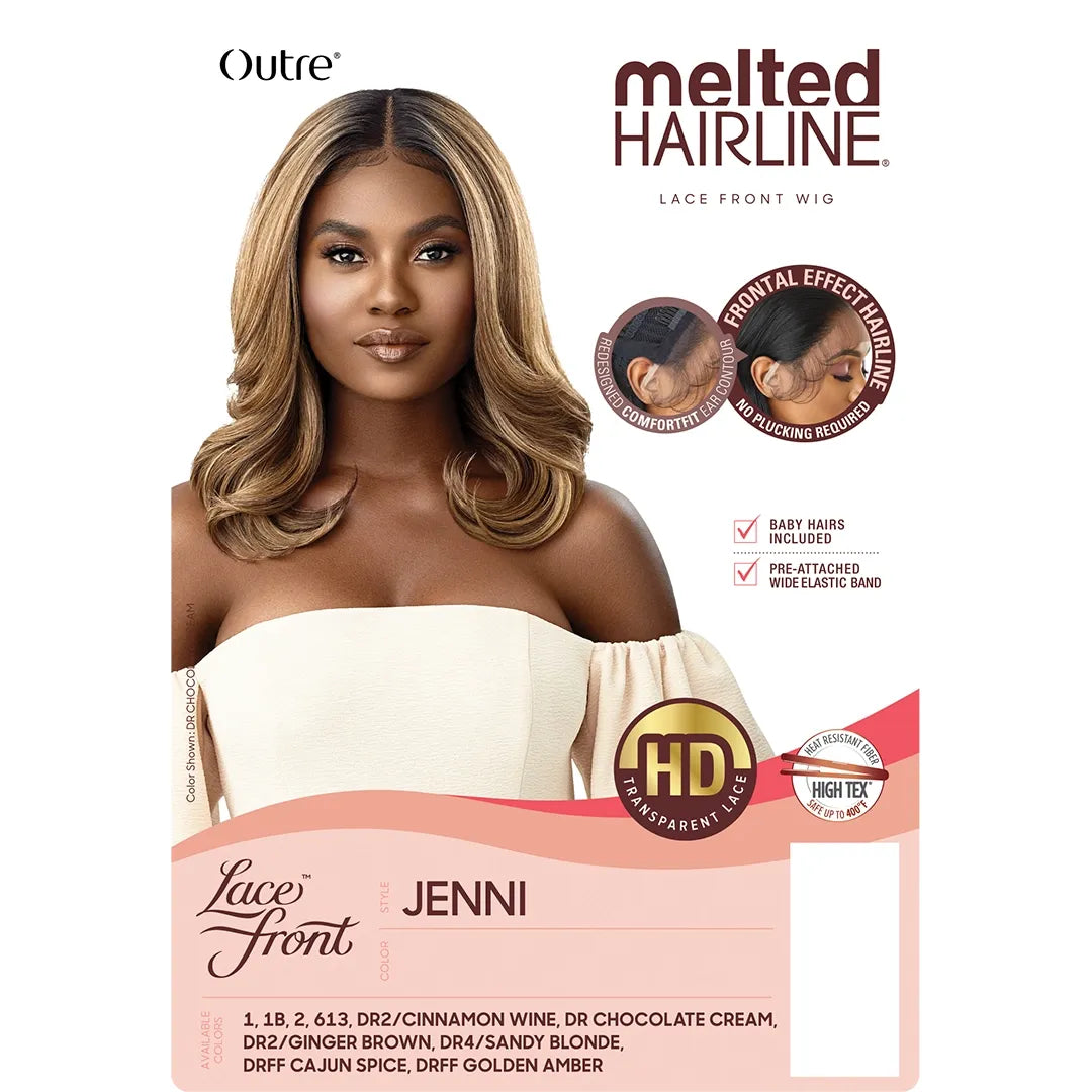 Outre Melted Hairline Synthetic Swiss Lace Front Wig JENNI