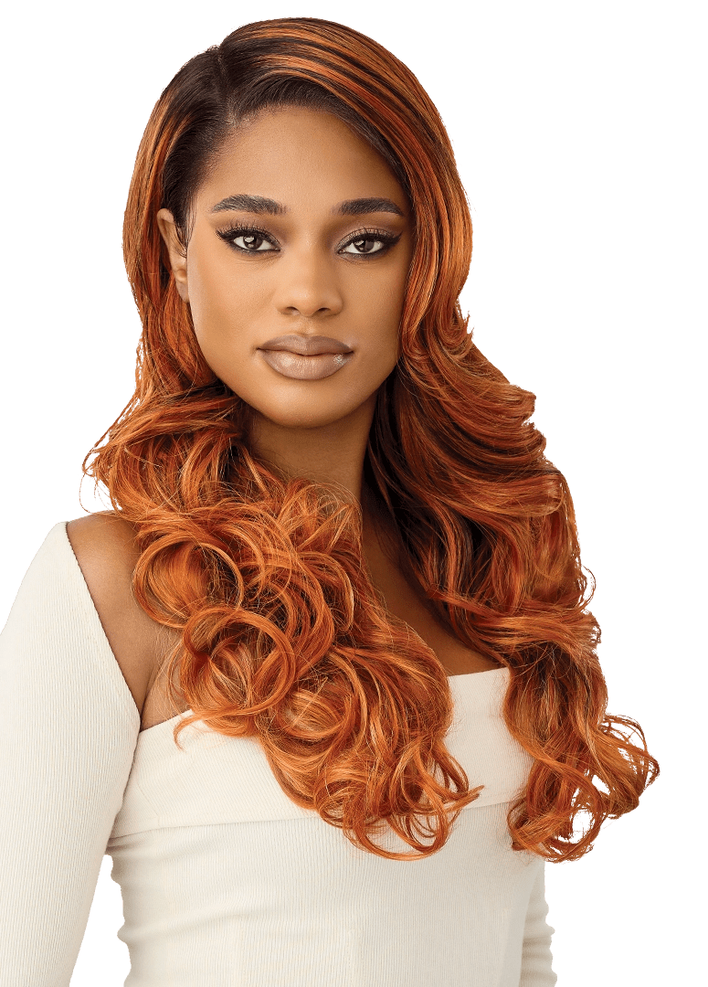 Outre Synthetic HD Lace Front Wig Melted Hairline Glueless MH 126 - Braids and Wigs