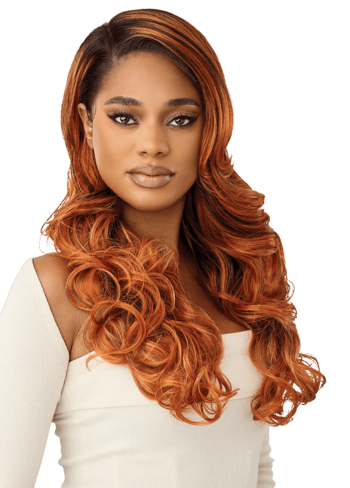 Outre Synthetic HD Lace Front Wig Melted Hairline Glueless MH 126 - Braids and Wigs