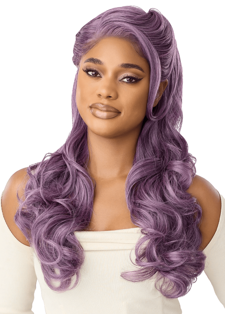 Outre Synthetic HD Lace Front Wig Melted Hairline Glueless MH 126 - Braids and Wigs