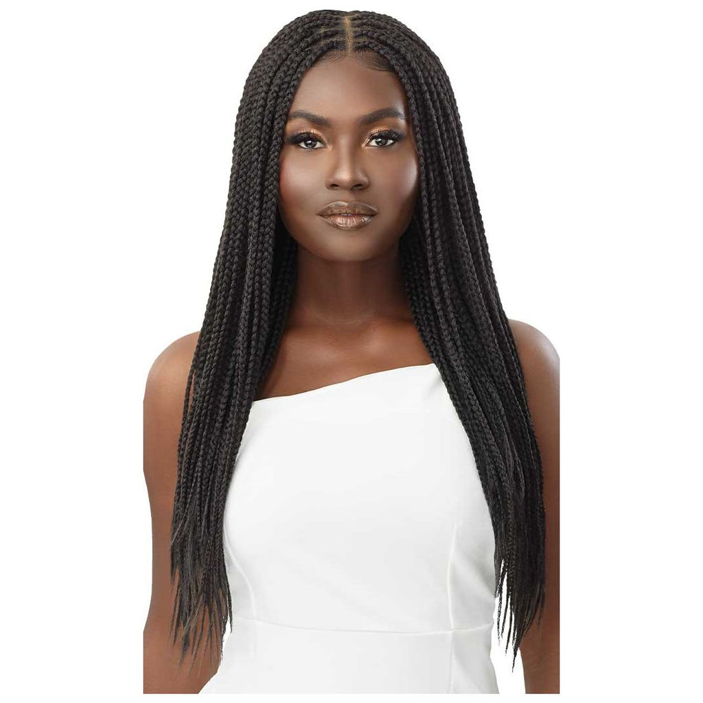 Outre Lace Frontal Wig 13x4 Pre Braided Knotless Square Part Braids 26