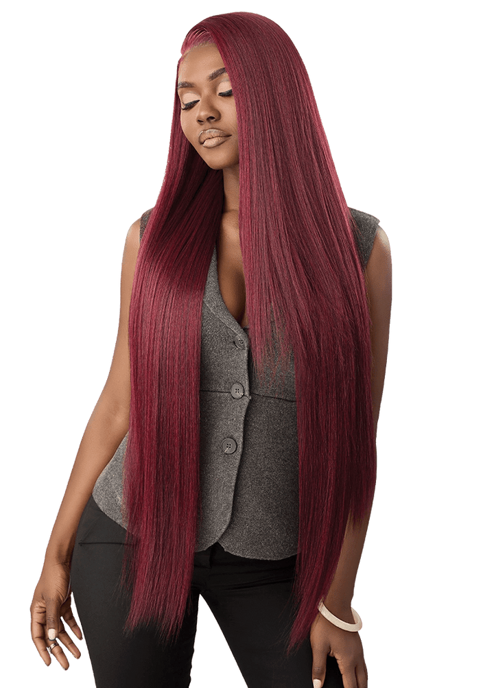 Outre Perfect Hairline NueBlend Human Hair Blend 13x6 HD Lace Front Wig - Straight 40" - Braids and Wigs