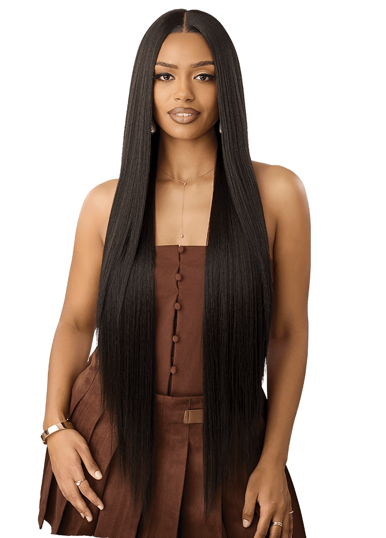 Outre Perfect Hairline NueBlend Human Hair Blend 13x6 HD Lace Front Wig - Straight 40" - Braids and Wigs