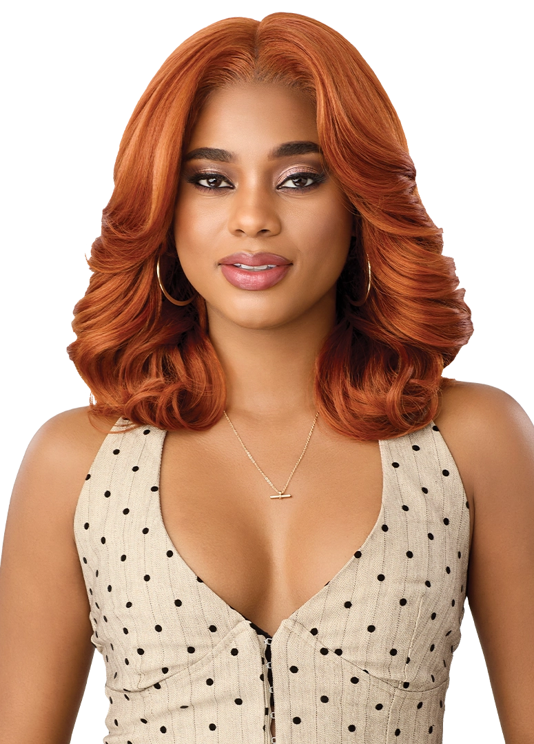 Outre Perfect Hairline NueBlend Human Hair Blend 13x6 HD Lace Front Wig - Body Wave 14"