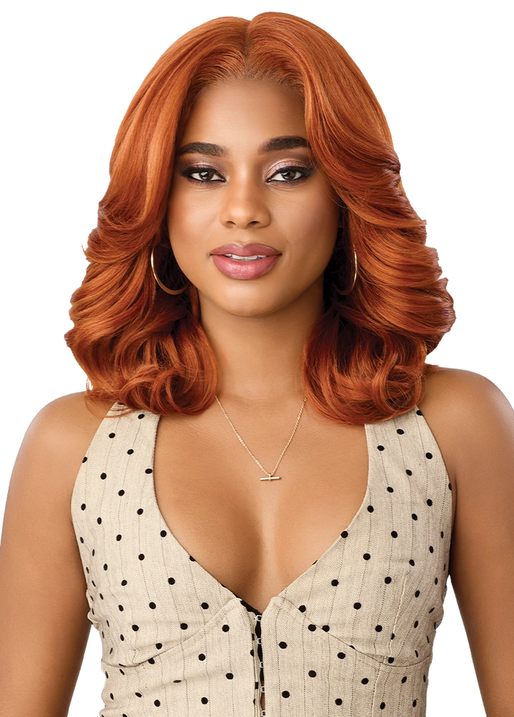 Outre Perfect Hairline NueBlend Human Hair Blend 13x6 HD Lace Front Wig - Body Wave 14"