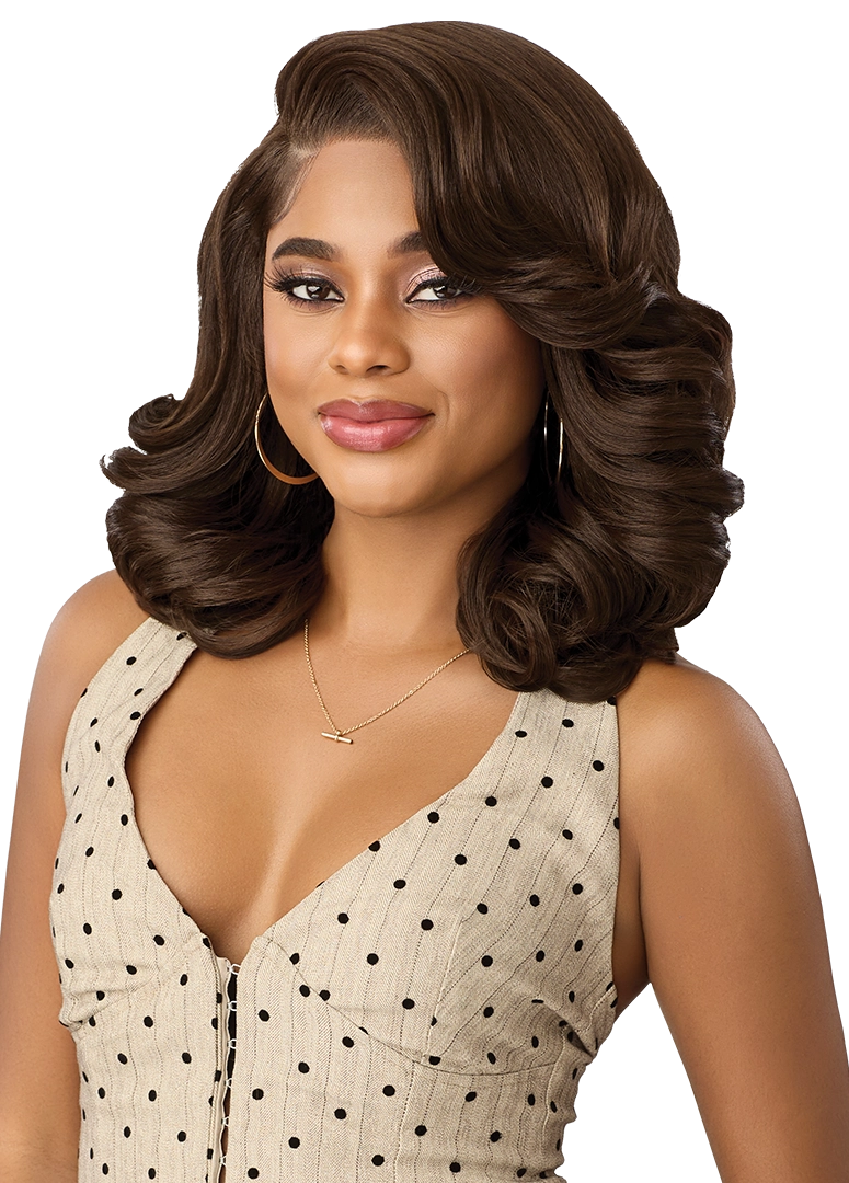 Outre Perfect Hairline NueBlend Human Hair Blend 13x6 HD Lace Front Wig - Body Wave 14"