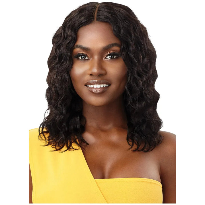 Outre The Daily Wig Human Hair Lace Wig - NATURAL WAVE 16