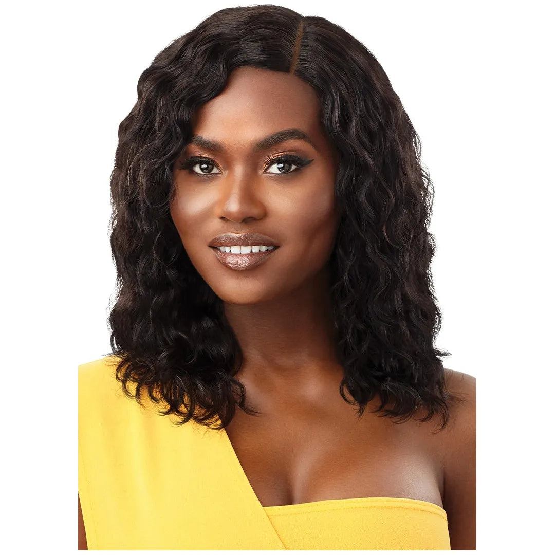 Outre The Daily Wig Human Hair Lace Wig - NATURAL WAVE 16