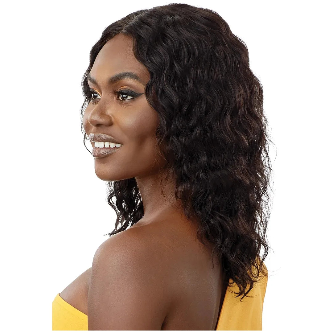 Outre The Daily Wig Human Hair Lace Wig - NATURAL WAVE 16