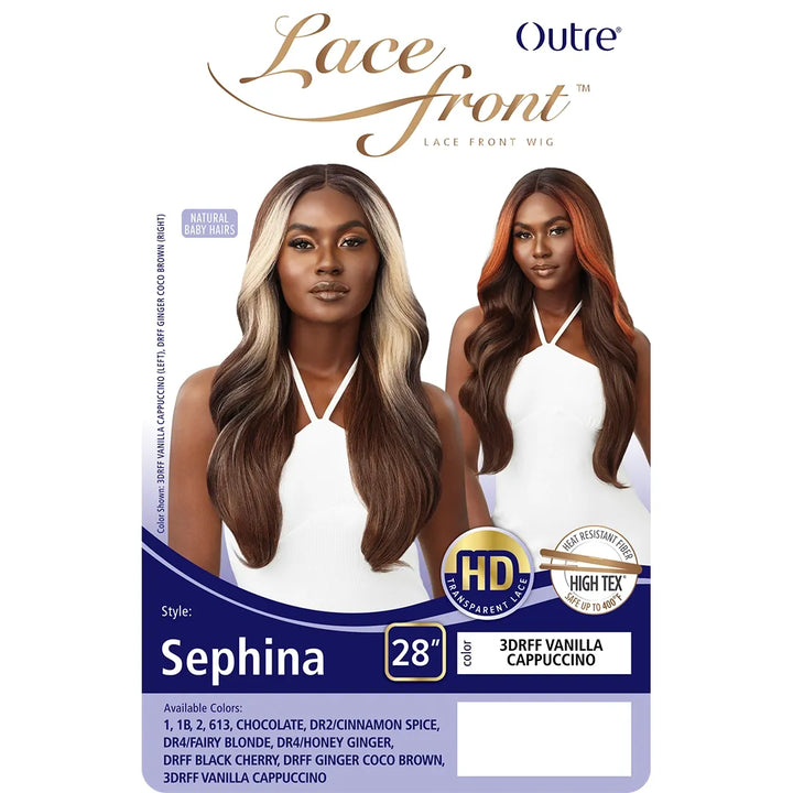 Outre Synthetic Swiss HD Lace Front Wig - SEPHINA