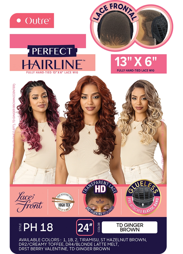 Outre Perfect Hairline Glueless HD 13x6 Lace Frontal Wig - PH 18