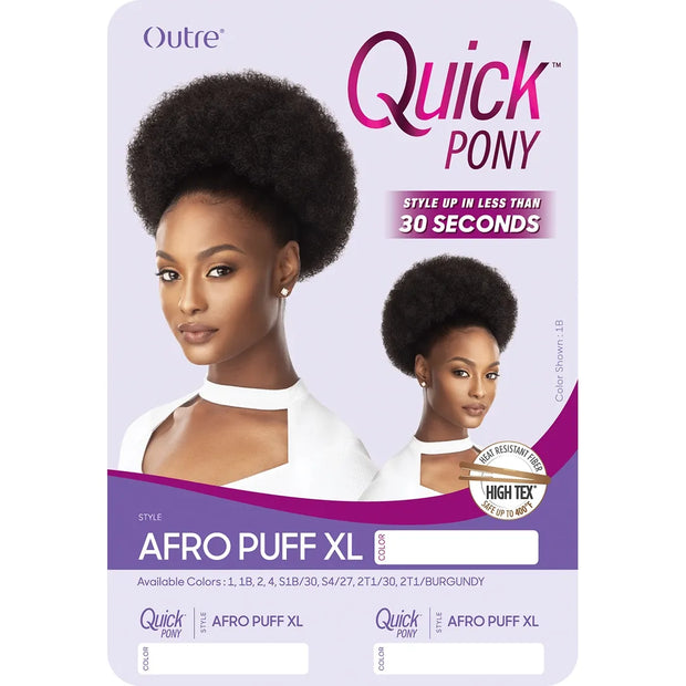 OUTRE QUICK PONY - AFRO PUFF XL – Braids and Wigs