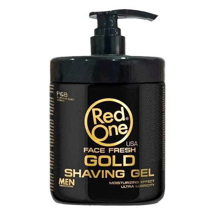 RED ONE Shaving Gel (33.81oz) - Face Fresh Gold - Braids and Wigs