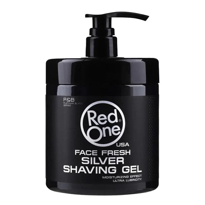 RED ONE Shaving Gel (33.81oz) - Face Fresh SIlver - Braids and Wigs