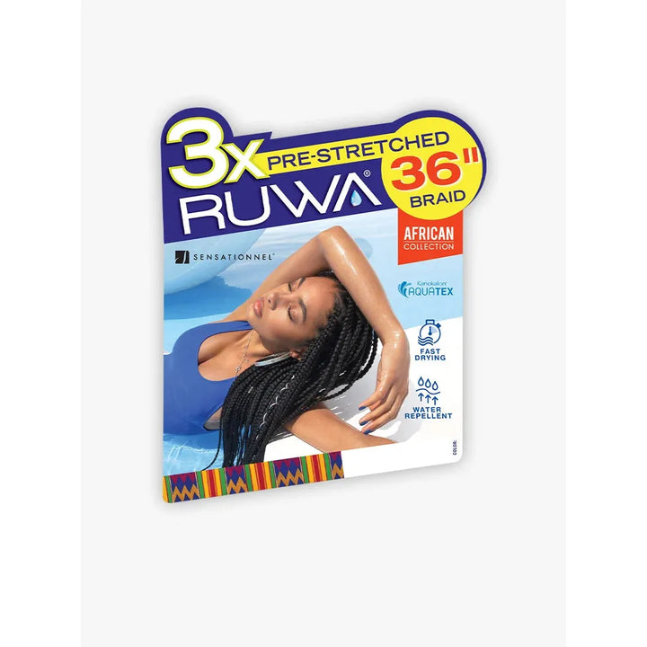 Sensationnel 3X RUWA Pre-Stretched Braid 36"