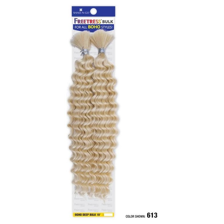 Shake N Go Freetress Bulk Braids - Boho Deep Bulk 18" - Braids and Wigs