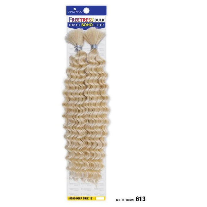 Shake N Go Freetress Bulk Braids - Boho Deep Bulk 18" - Braids and Wigs